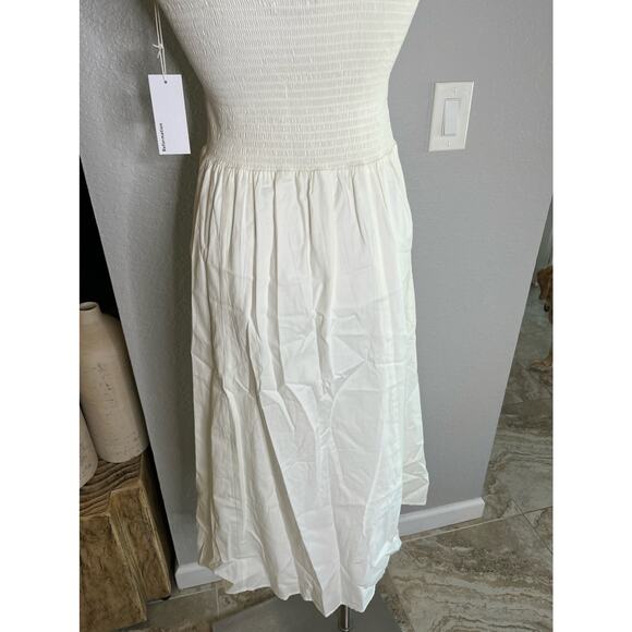 Reformation Villa Smocked Stretch Cotton Sundress - Picture 7 of 11